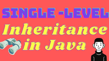 single level inheritance in java with example program