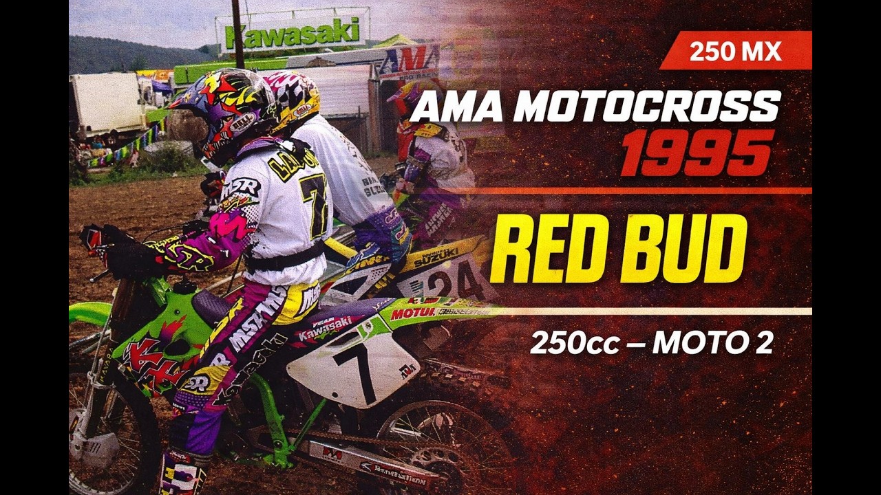 AMA Motocross 1995 - Red Bud - 250 Moto 2