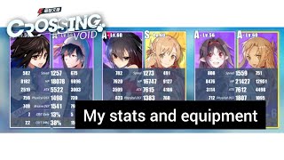 Crossing void - My stats and equipment