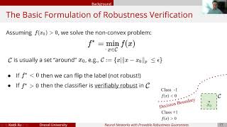 Neural Networks with Provable Robustness Guarantees