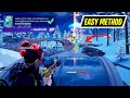 Land on the train and eliminate an enemy player before you disembark Fortnite