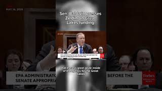 Sen. Baldwin ensures EPA head Zeldin is ON THE RECORD committing to protecting Great Lakes funding.