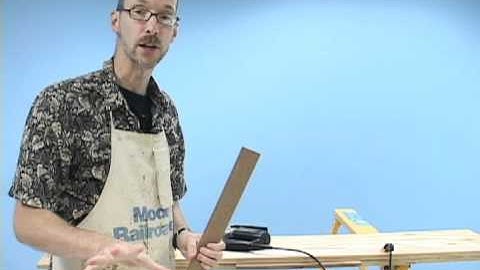 How to build a model railroad tip: Making benchwork cuts