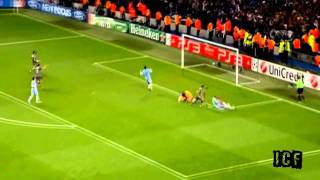 Cavani Beautiful Goal / Manchester City - Napoli / 1-1 / Champions League / 14-09-2011 / HD
