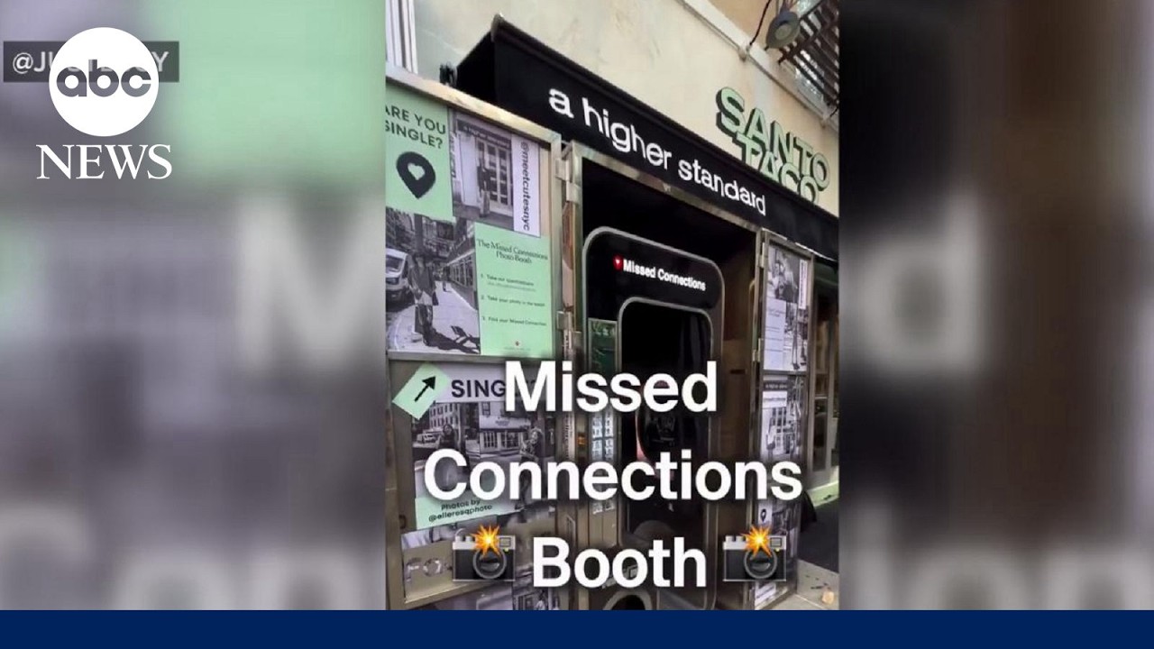 NYC photo booth gives offline dating a shot