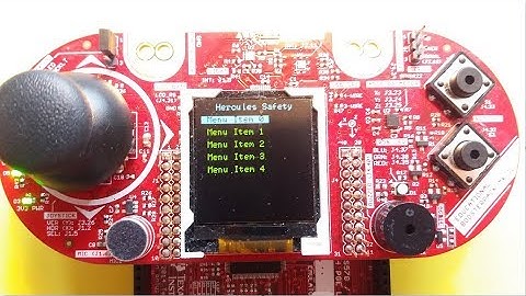 Educational BoosterPack and Hercules LaunchPad - Part 2: LCD Menu