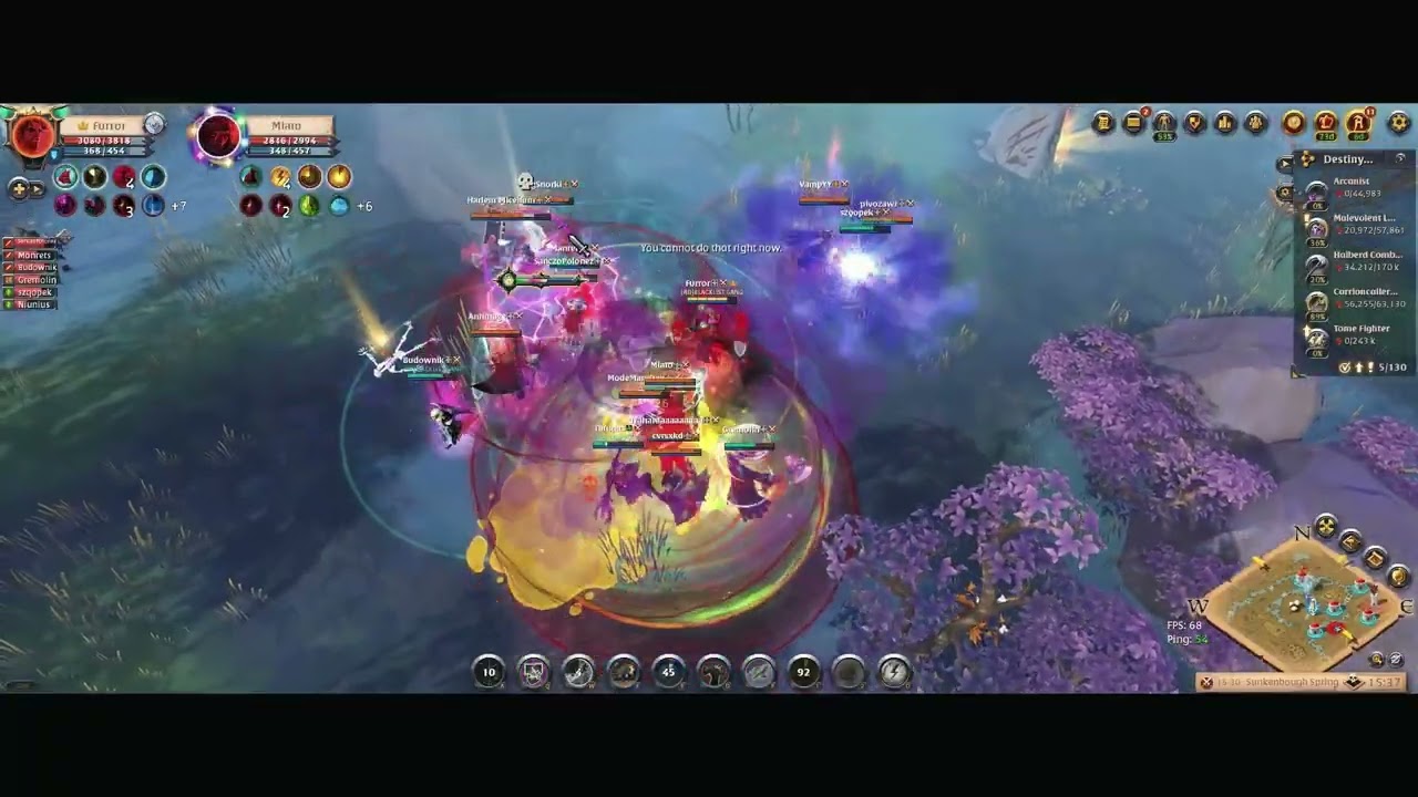 7vs12 PvP brawl | Ganking | Albion