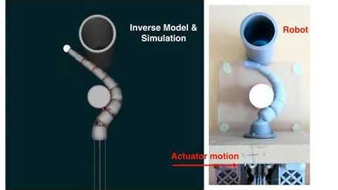 Optimization-based inverse model of Soft Robots with Contact Handling