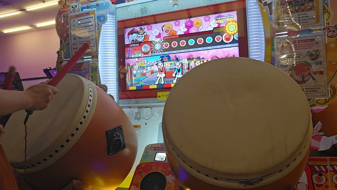 Taiko no tatsujin ☆ Zenryoku King | International Arcade - YouTube