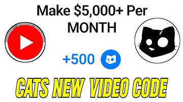 Make $5,000+ Per MONTH! Cats Video Code New | Make $5,000+ Per MONTH | PART 1 Cats Answers