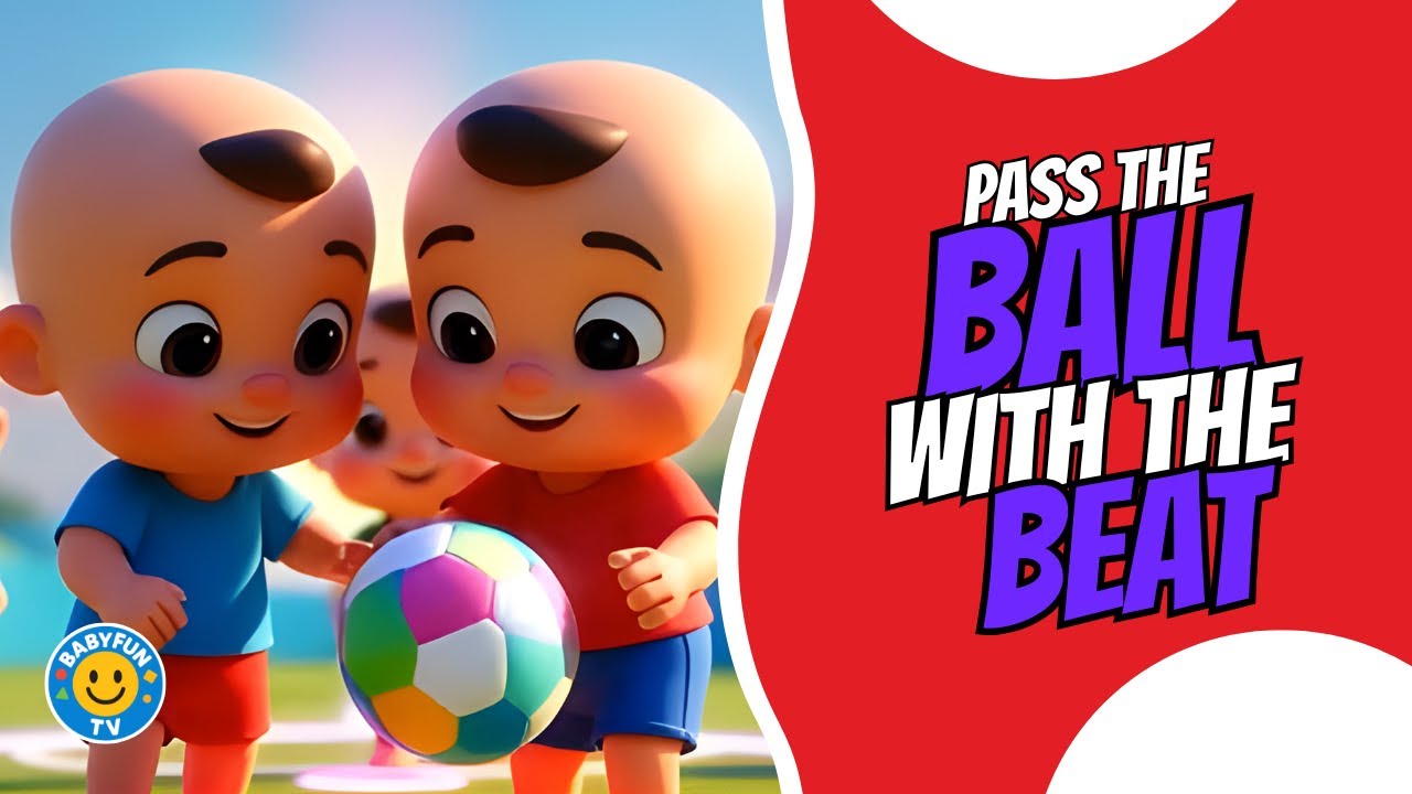 Pass the Ball with the Beat! ⚽🎵 | BabyFun TV