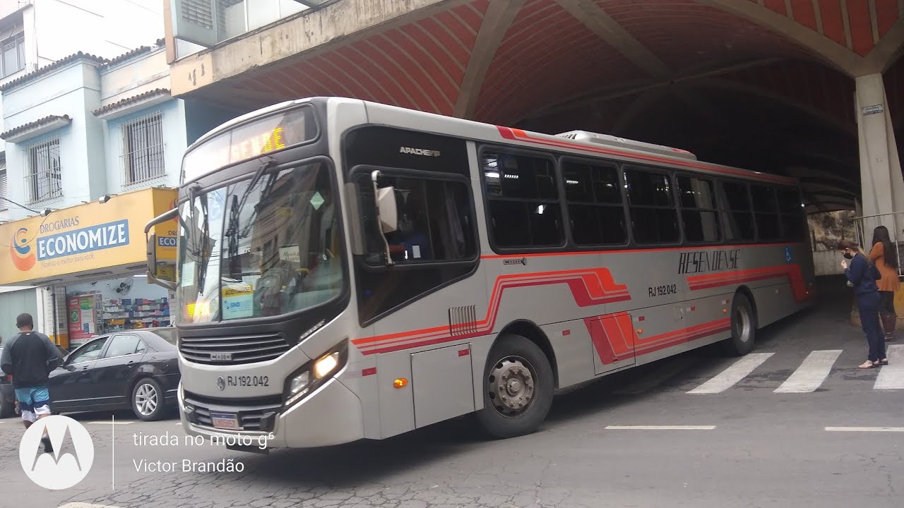 Movimentação de ônibus em barra mansa RJ