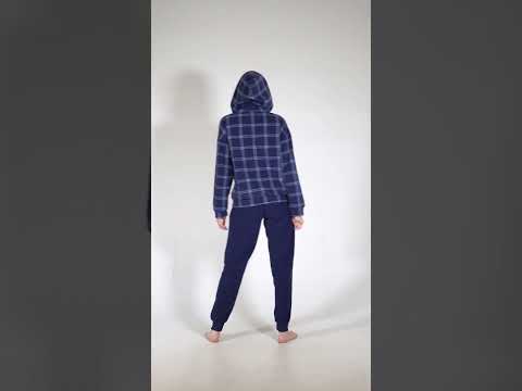 Купить Флісовий теплий костюм з капюшоном VIENETTA 3031840448 в Украина в Lingerie.ua - Одяг для дому та відпочинку, Відео 1