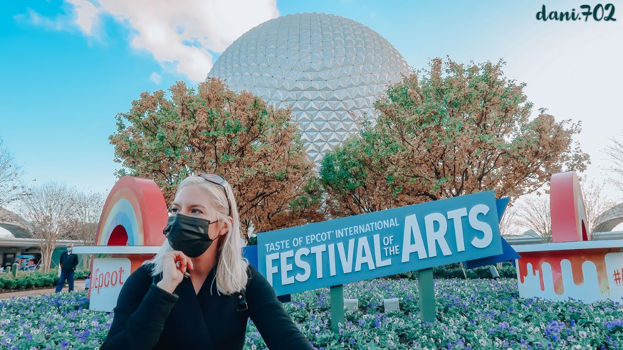 Epcot Festival of the Arts 2021 | Opening Day | Search for Baby Yoda Paintings | Disney World Vlog