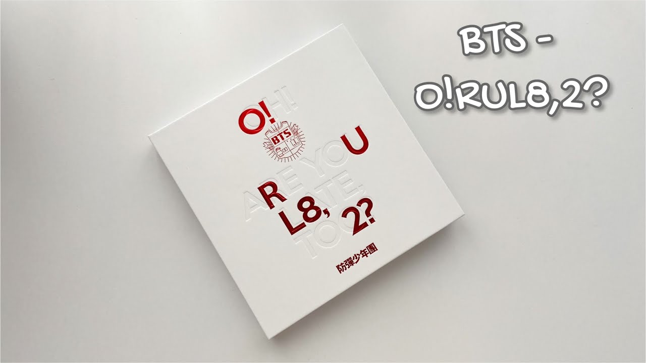 [UNBOXING] BTS - O!RUL8,2? ASMR