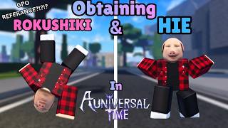 Obtaining The NEW Rokushiki & Hie Specs In AUT | A Universal Time Roblox | screenshot 4