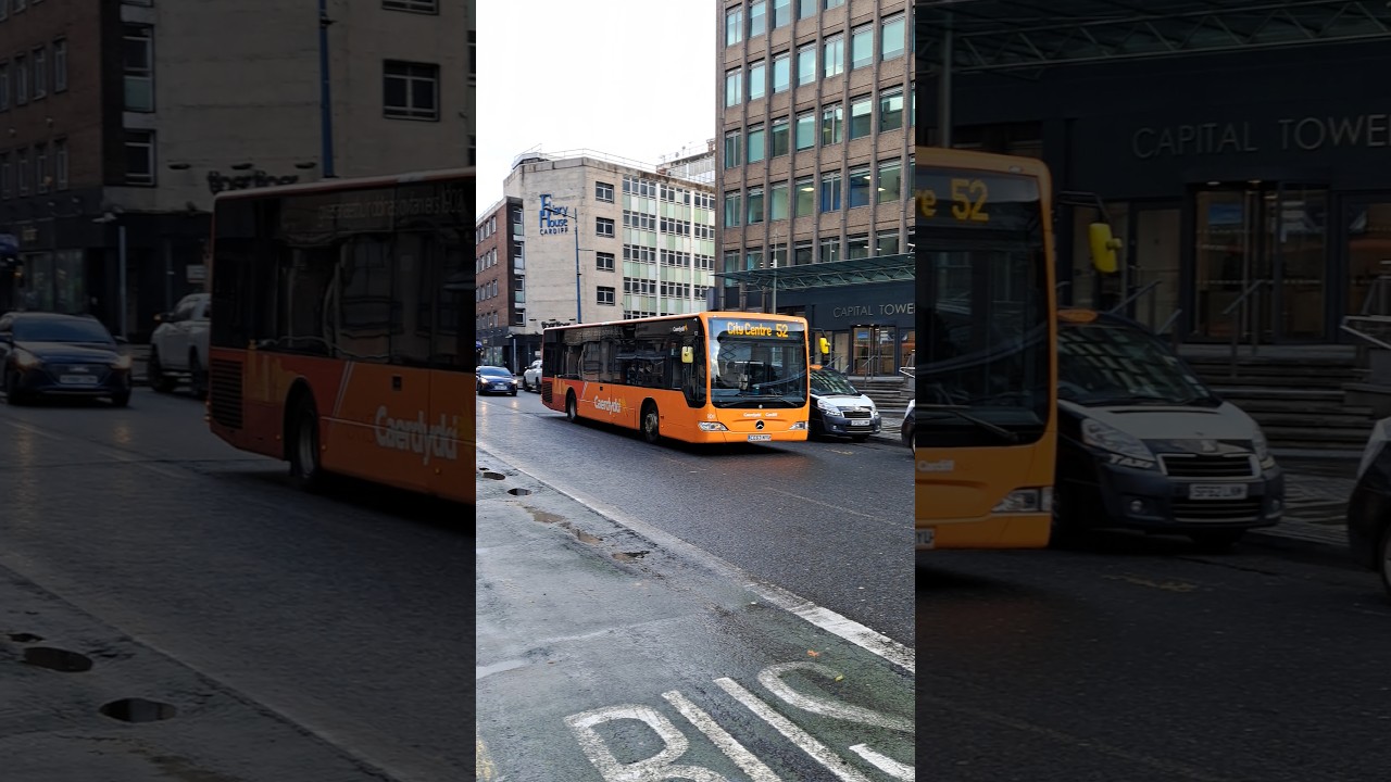 Cardiff Bus 101 on the 52 to City Centre 