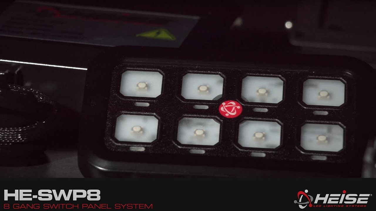 Heise Universal 8 Gang Panel System (HE-SWP8) - YouTube