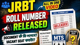 JRBT Document verification// Vacant seat// All in one #job #jrbt #tripura #govtjobs 