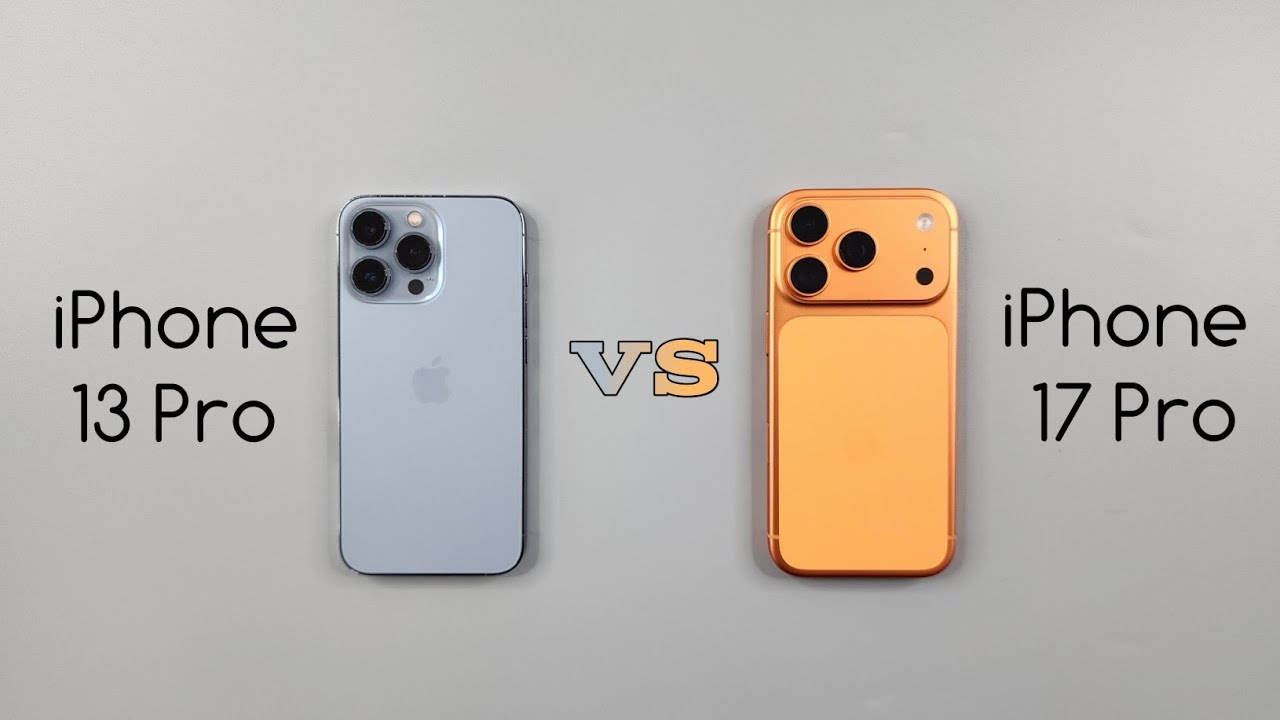 iPhone 17 Pro vs iPhone 13 Pro Speed Test & Camera Comparison 