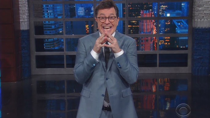 Donald Trump's New Target, Stephen Colbert, Thrilled About President's  Shoutout - YouTube
