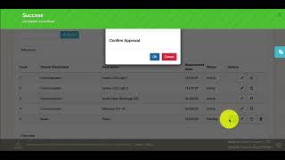 How to add church property and equipment in ACMS