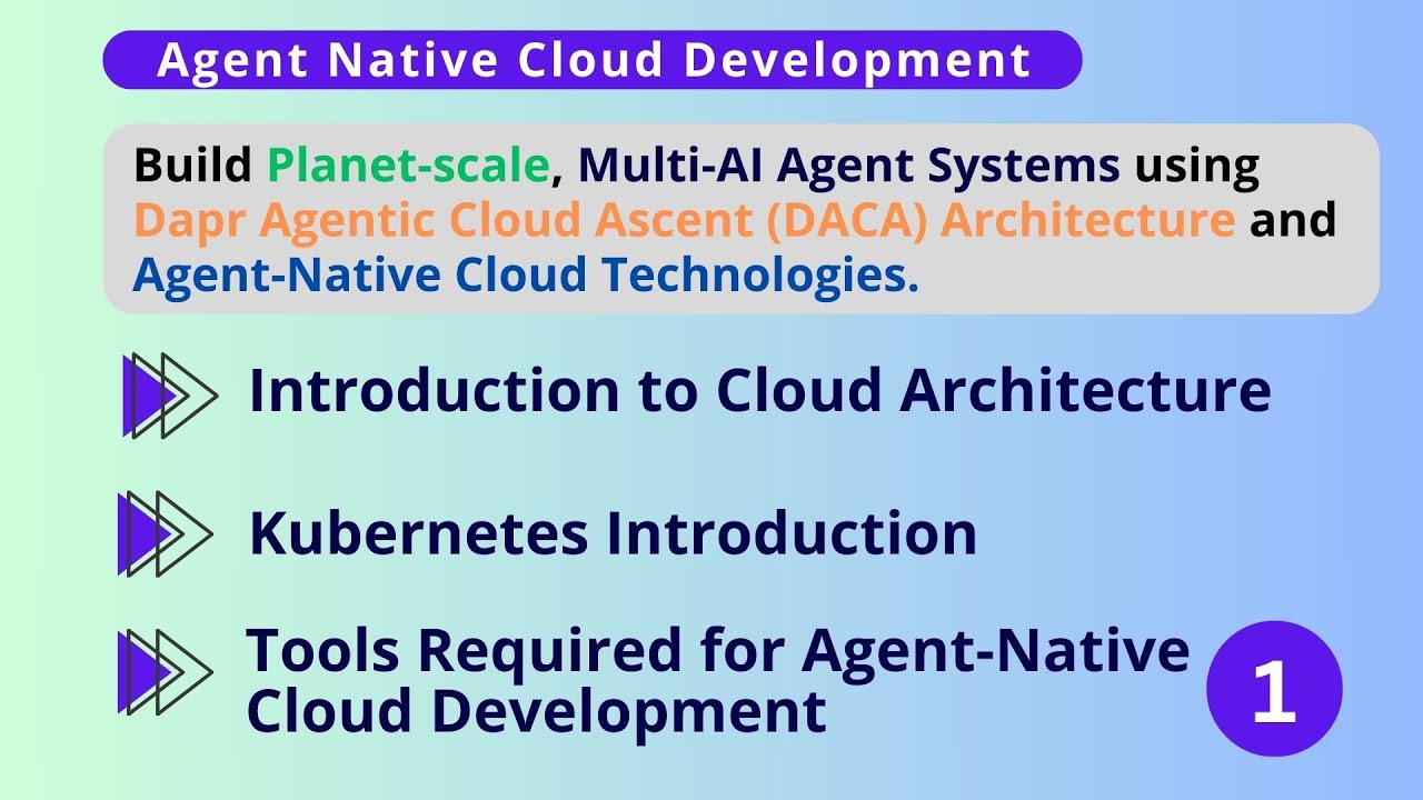 Class-01: Agent-Native Cloud Development - Introduction to Cloud Architecture - Basic Components
