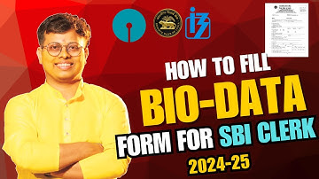 🎯 How to Fill SBI Clerk Biodata Form | Step-by-Step Guide with Examples ✅ #sbiclerk