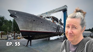 Lifting Our 80 000 lb Boat is ALWAYS Stressful