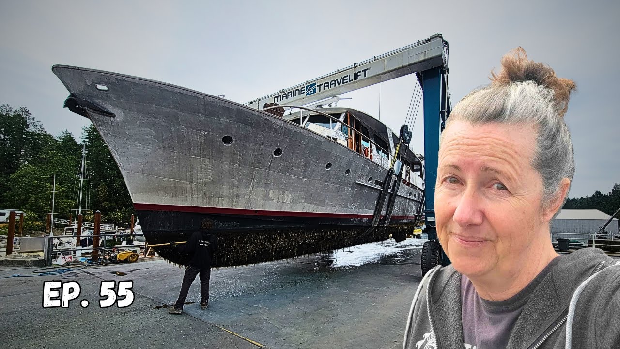 Lifting Our 80 000 lb Boat is ALWAYS Stressful