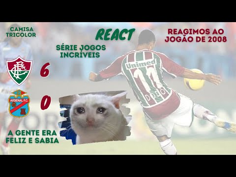 A GENTE ERA FELIZ E SABIA | REAGINDO A FLU X ARSENAL-ARG | SÉRIE JOGOS INCRÍVEIS | #1