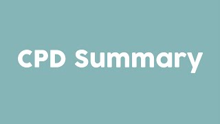 CPD Summary