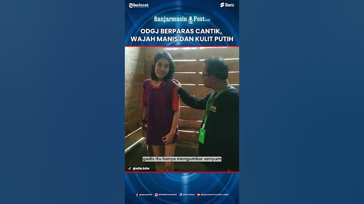 VIRAL ODGJ CANTIK! Miliki Paras Wajah yang Manis dan Berkulit Putih