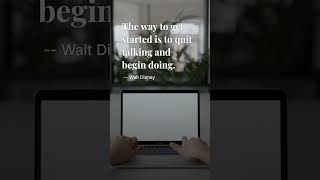 Ideas mean nothing without action. Execution is everything. Hashtags: #Execution #TakeAction #DreamB