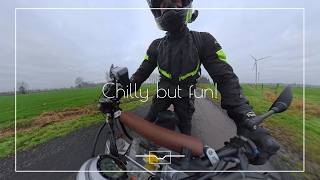 Cold weather, good trails - Fantic Caballero 500 - POV & Pure sound