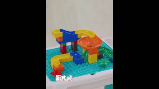 CHILDREN MULTI-FUNCTIONAL LEARNING BUILDING BLOCK TABLE DESK CHAIR