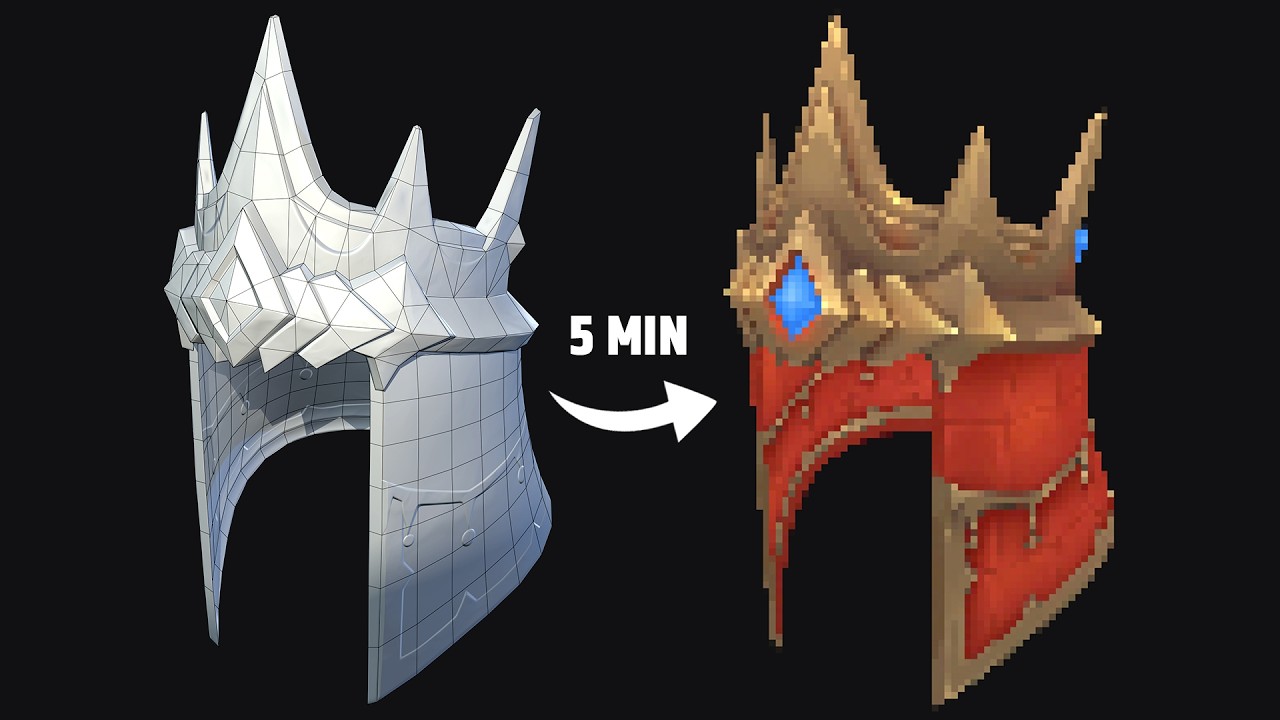 Easy way to texture any 3D model - YouTube