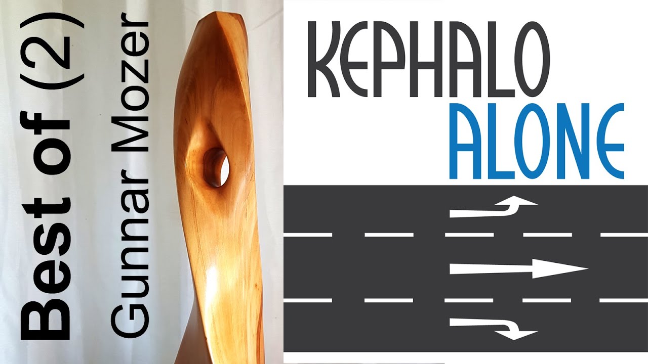 (V21) Best of (2) Gunnar Mozer, wood carving, Holzkulpturen, Musik: KEPHALO aus dem Album "ALONE"