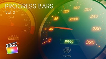 Animated Progress Bars for Final Cut Pro - Progress Bars Vol 2