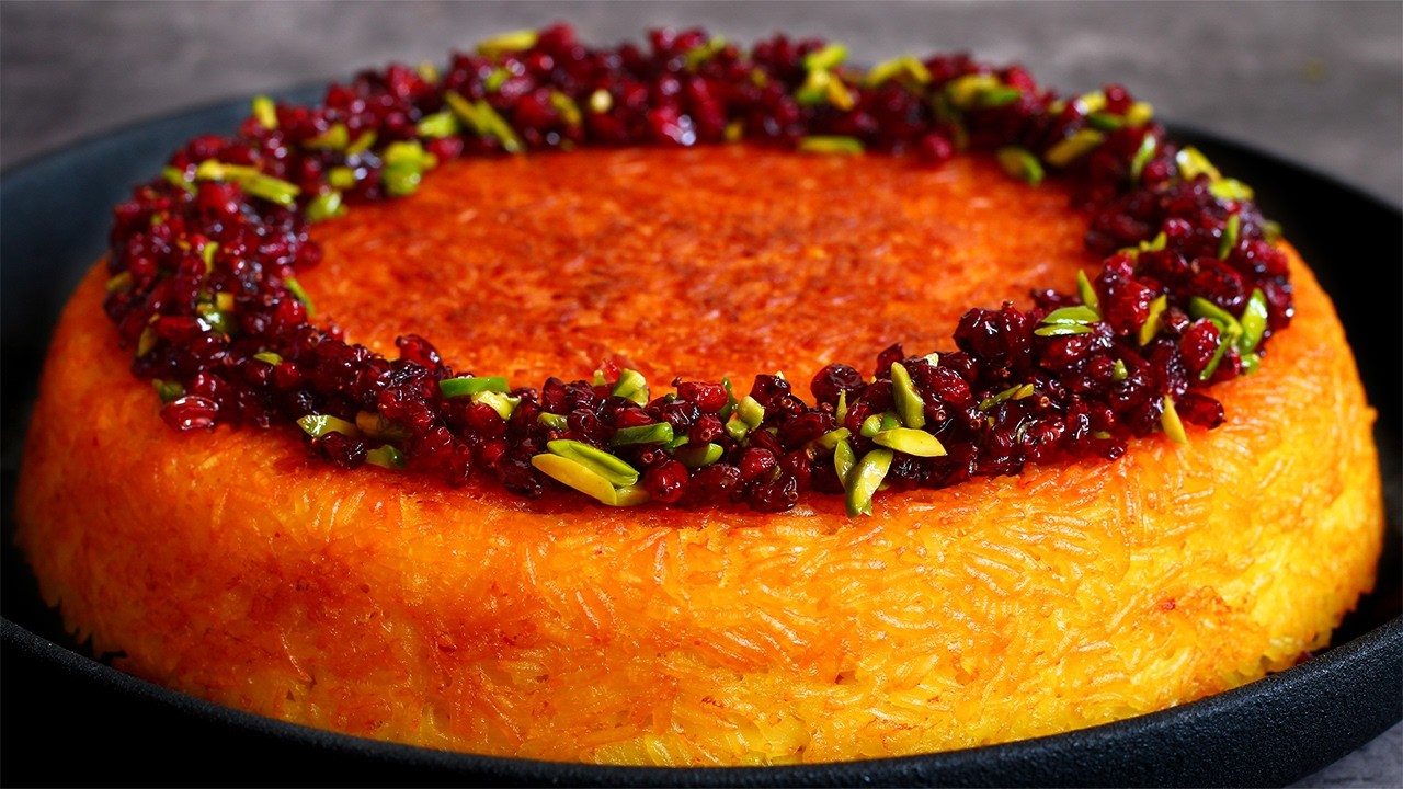 طرز تهیه ته چین رستورانی حرفه ای  | خوشمزه ترین ته چین مرغ  ساده در قابلمه