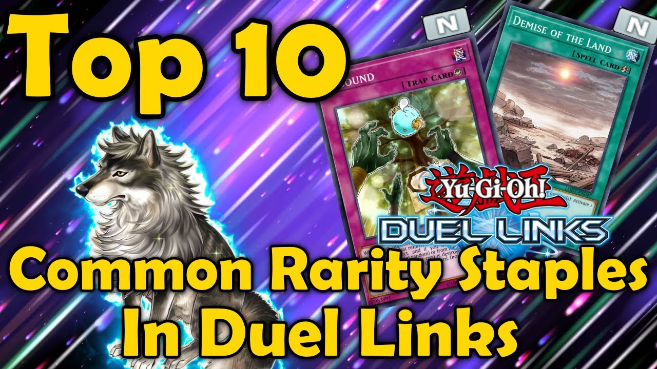 Top 10 Common Rarity Staples in YuGiOh Duel Links