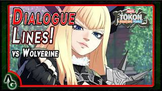 MAGIK'S VOICE LINES VS WOLVERINE! | Marvel Tokon