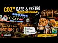 Cozy Cafe & Restro Complete Overview 👀✨|Cafe Vlog |Vlog-466 |#cozy #cafe #restaurant #overview |