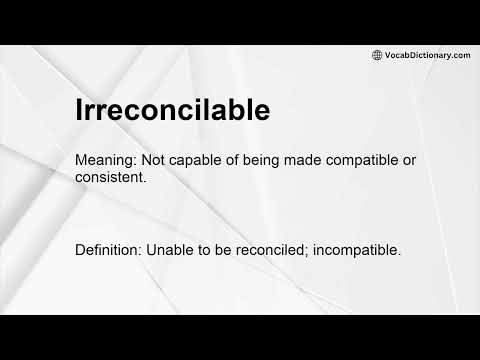Irreconcilable Meaning