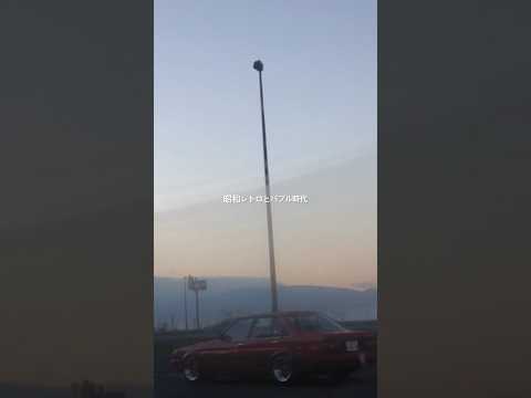 AE86トレノ　A63カリーナ1600GT　駿河湾沼津SA出発