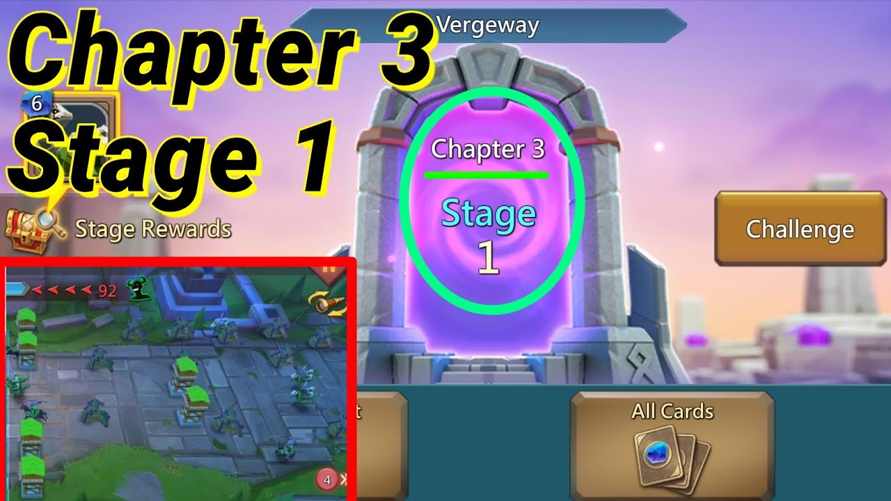 Lords mobile vergeway chapter 3 stage 1