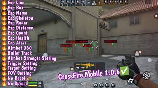 CHEAT MOD MENU CROSSFIRE LEGENDS MOBILE 2026