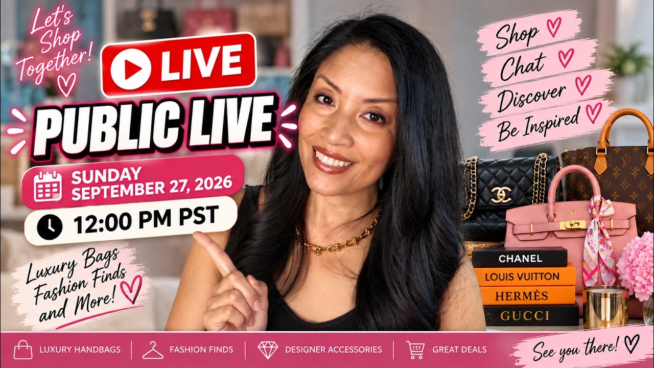 👜 SUNDAY PUBLIC LIVE! ✨ Luxury Handbags, Fashion Finds & More