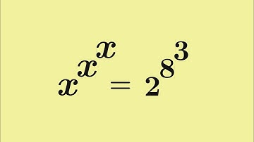 De onschuldige exponentiële vergelijking. Slechts 1% denkt sneller om hem op te lossen.