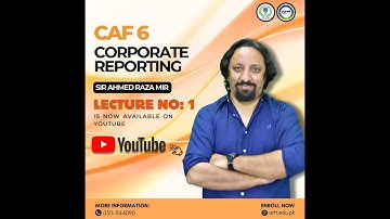 1st Class CAF-6 - Corporate Reporting By Sir Ahmed Raza Mir (march